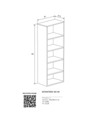 Estanteria 182cm