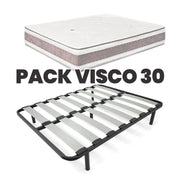 PACK SOMIER + COLCHON VISCO 30