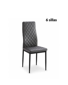 Juego 6 Sillas Marmol